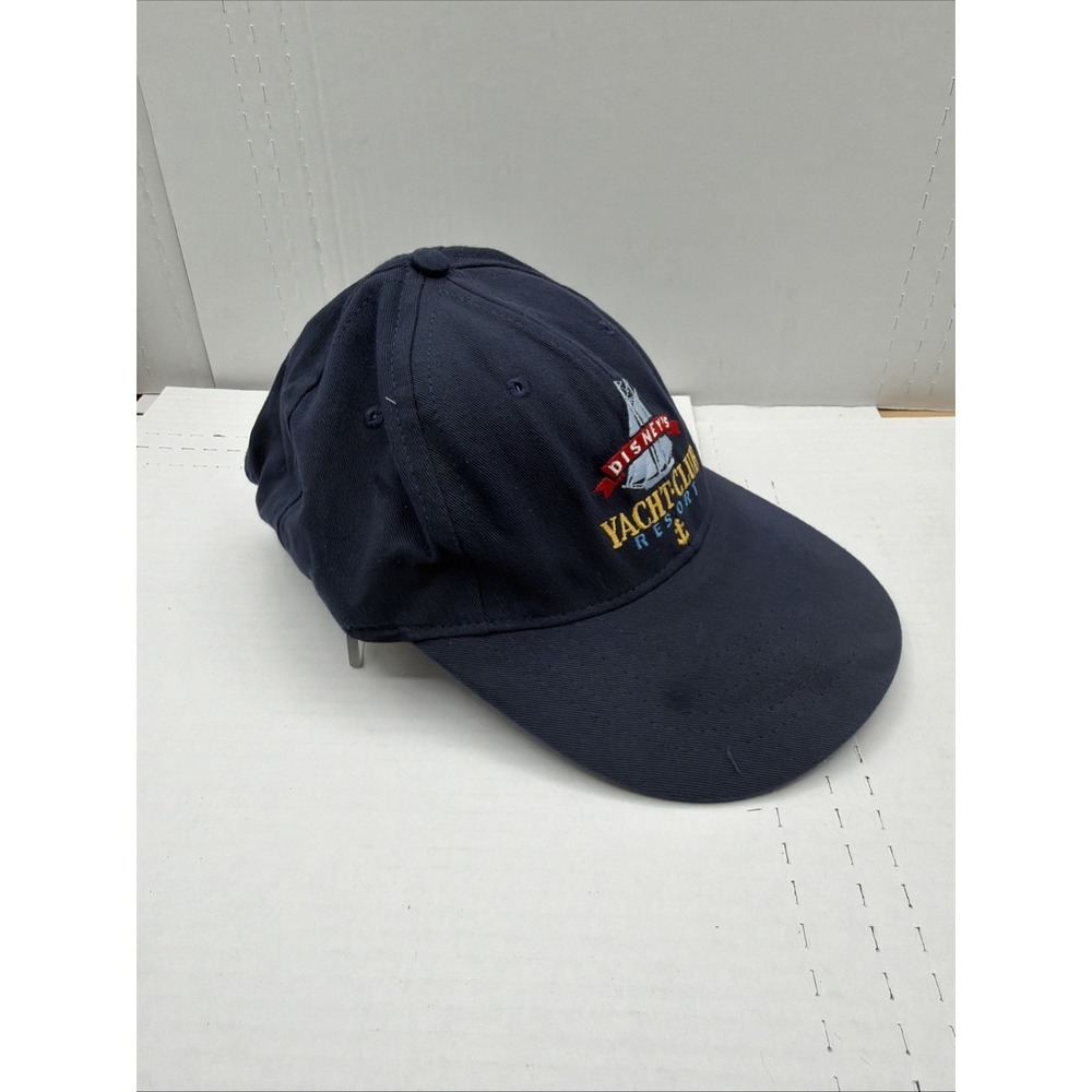 Walt Disney World Disney Yacht Club Resort Strapback Adjustable Hat Cap Blue - Picture 5 of 11